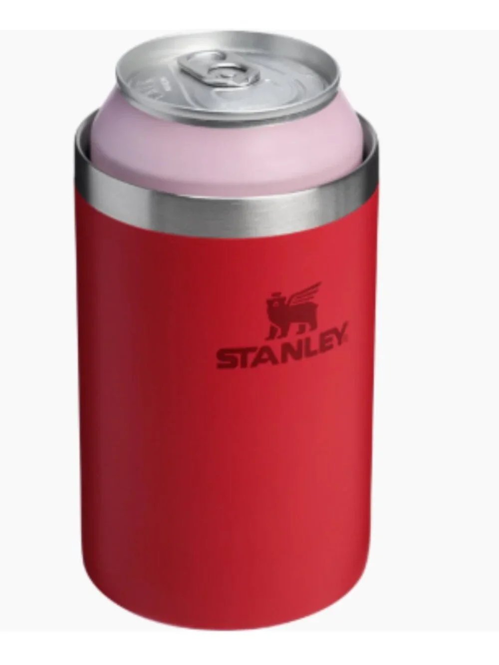 NEW Stanley Everyday 10 oz Can Cooler Cup Chili Red NIB Insulated Tumbler